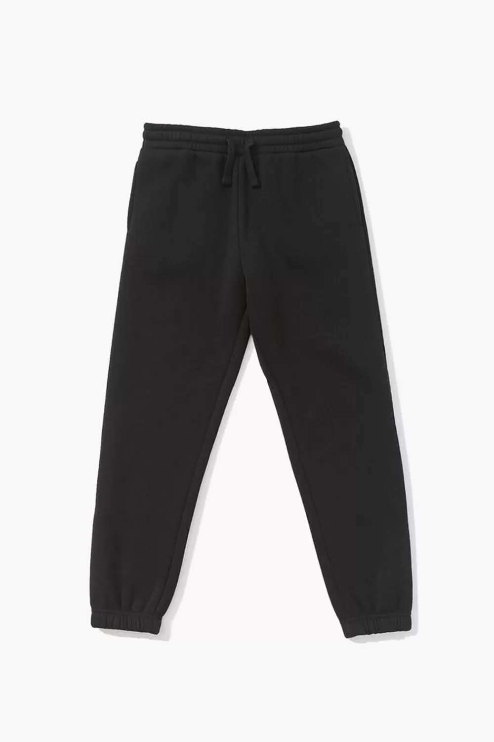 Bottoms>Forever 21 Kids Basic Drawstring Joggers (Girls + Boys) Black