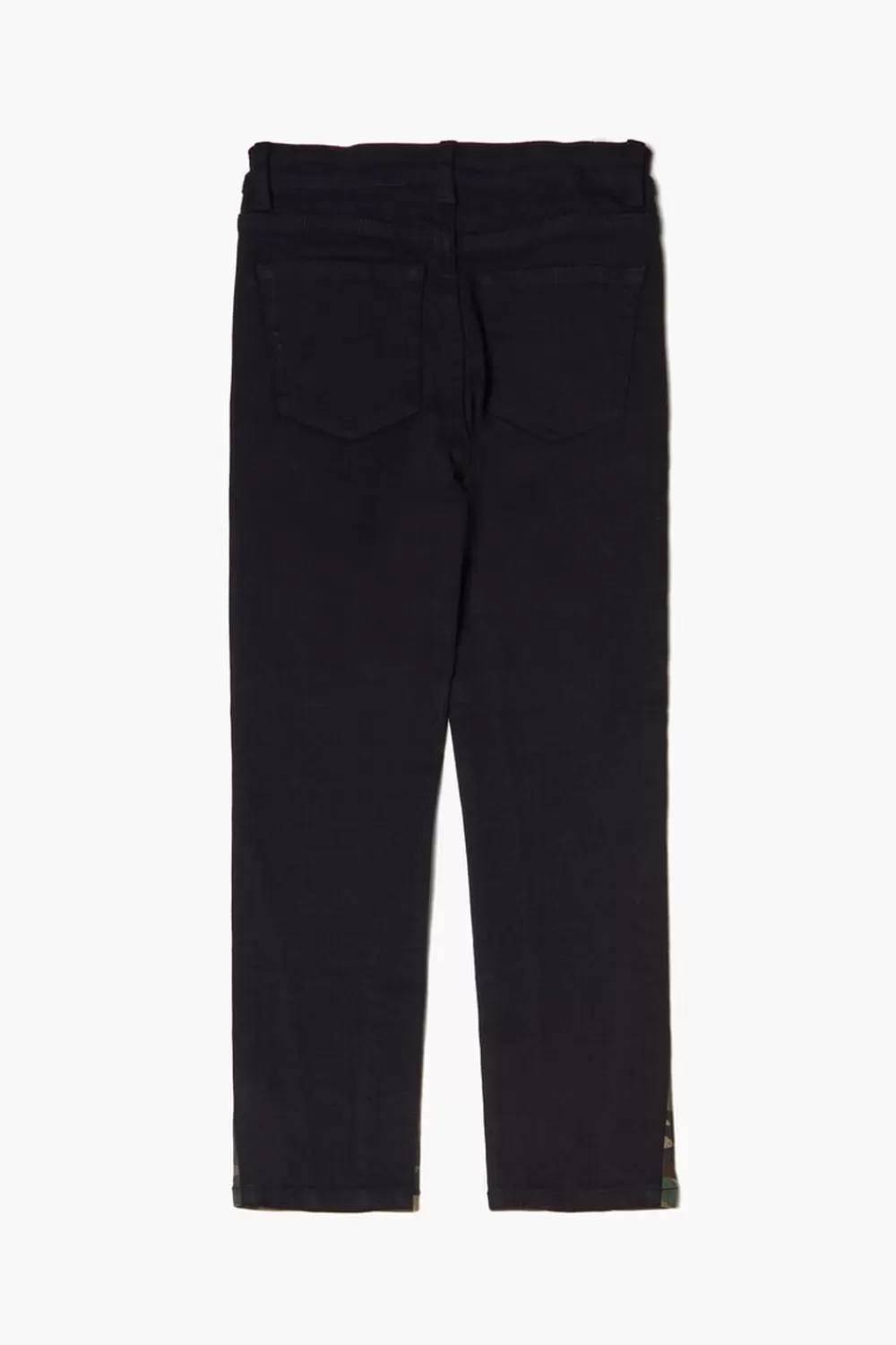 Bottoms>Forever 21 Kids Camo Slim-Fit Jeans (Girls + Boys) Black/Multi