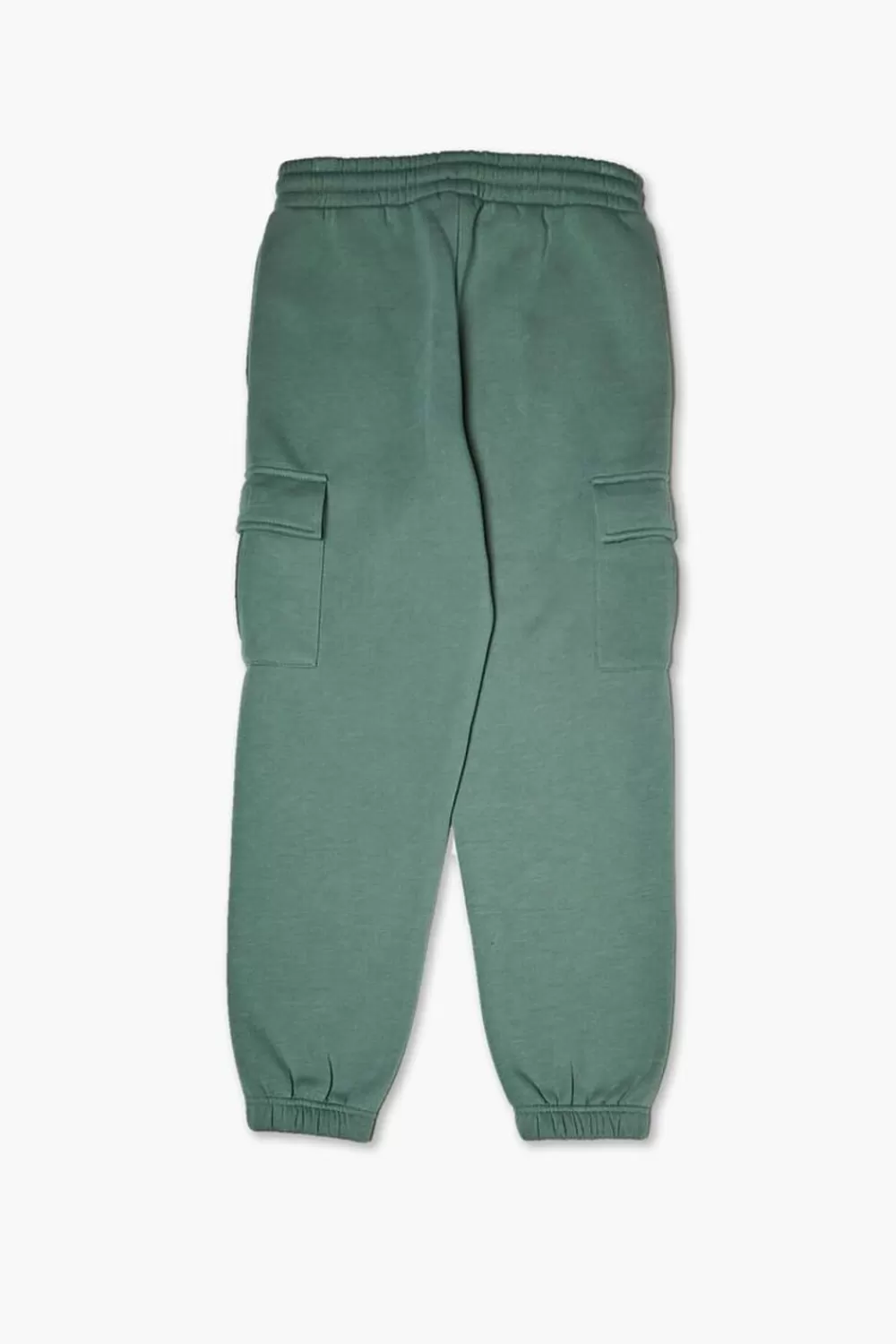 Bottoms>Forever 21 Kids Cargo Fleece Joggers (Girls + Boys) Sage