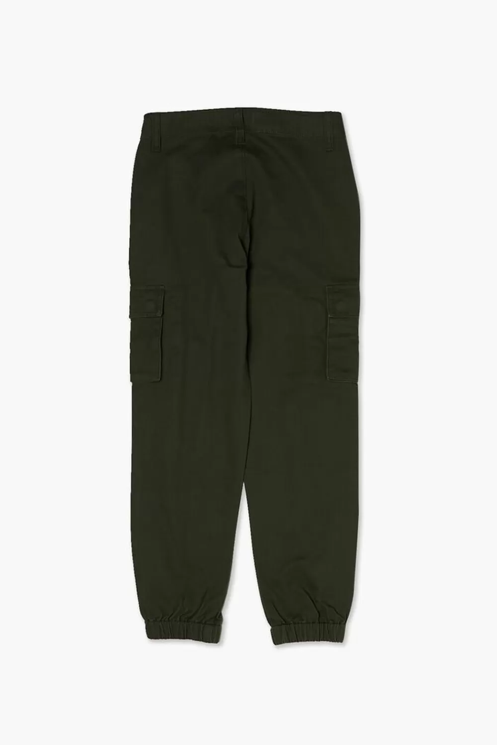 Bottoms>Forever 21 Kids Cargo Joggers (Girls + Boys) Olive
