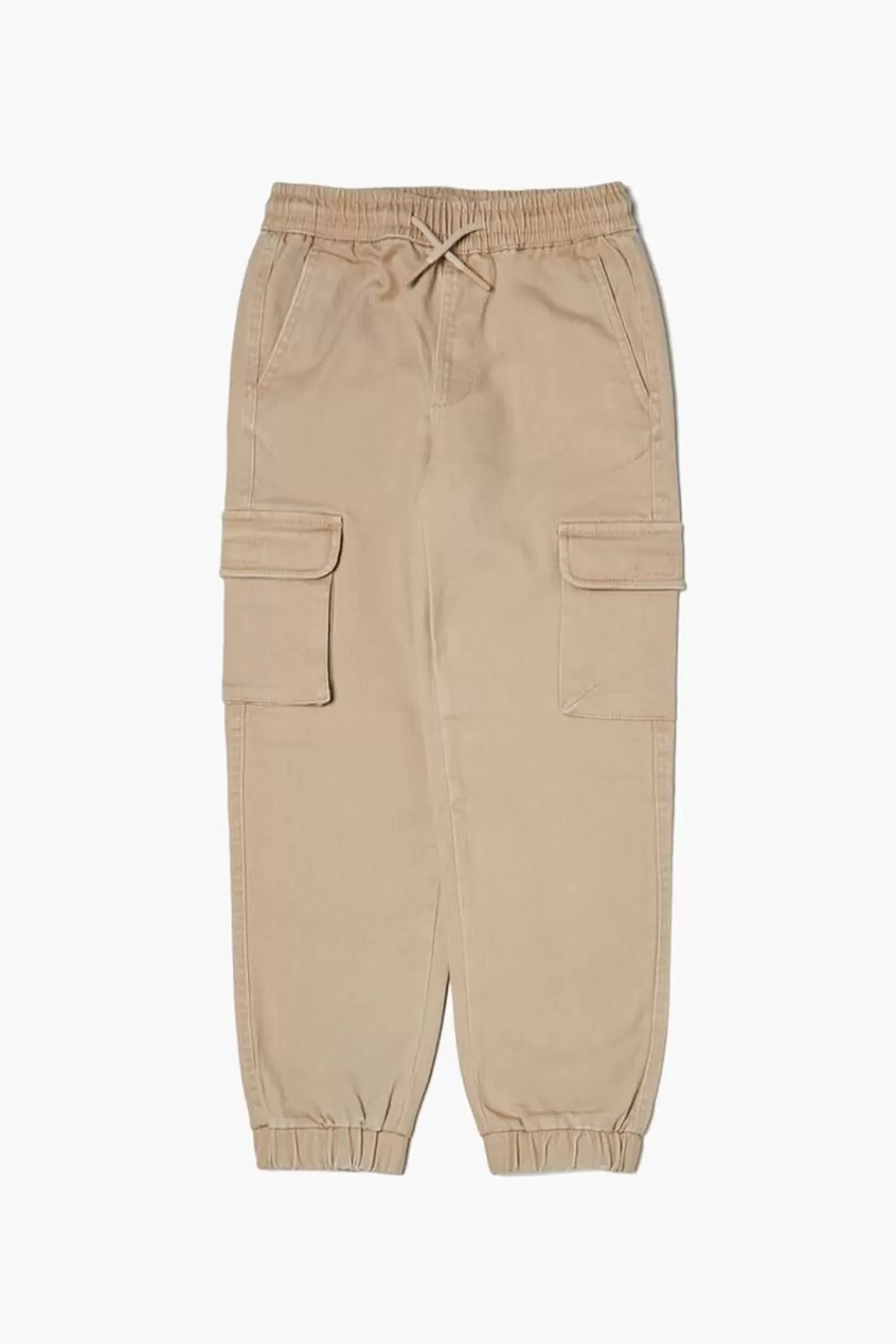 Bottoms>Forever 21 Kids Cargo Pocket Joggers (Girls + Boys) Taupe