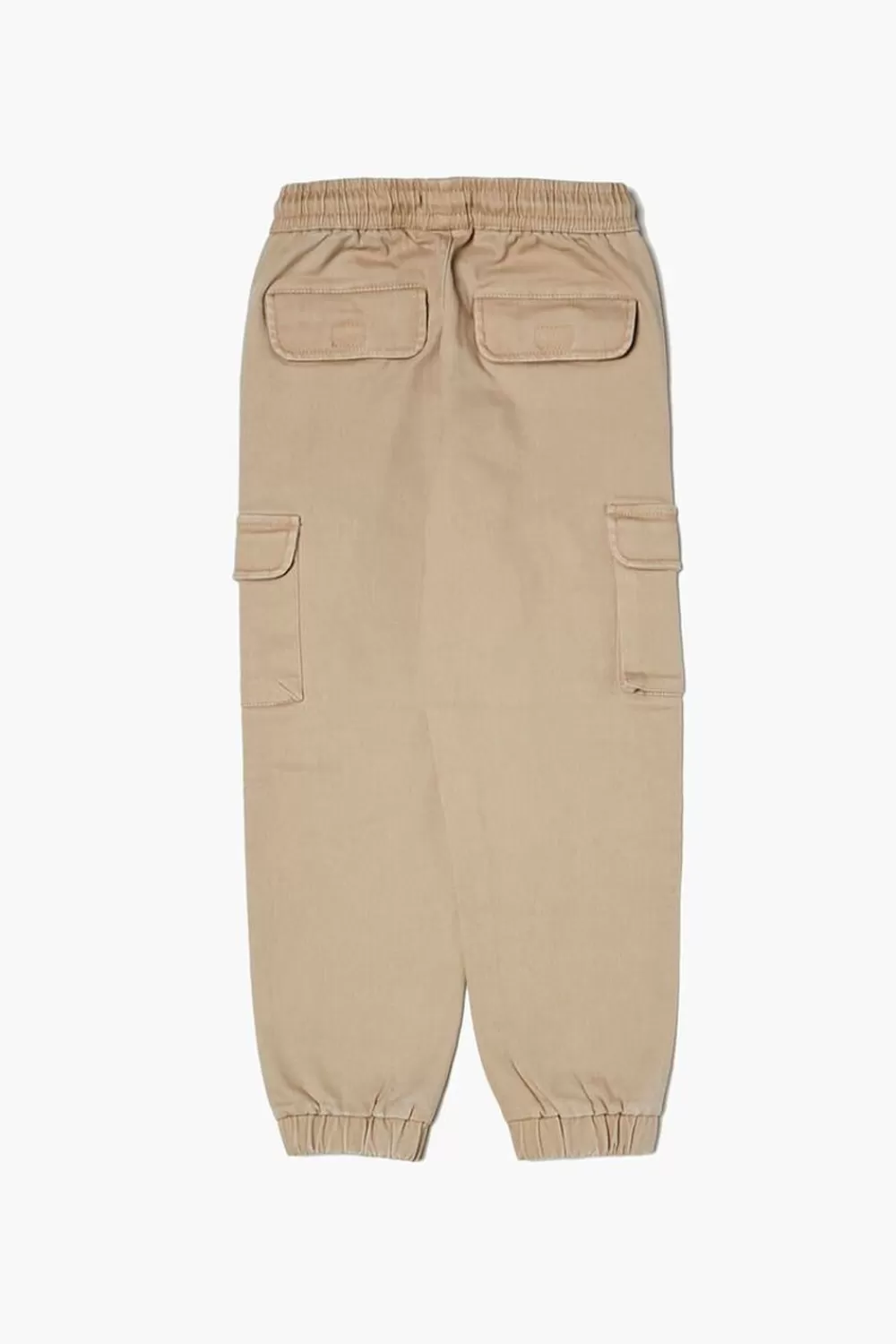 Bottoms>Forever 21 Kids Cargo Pocket Joggers (Girls + Boys) Taupe