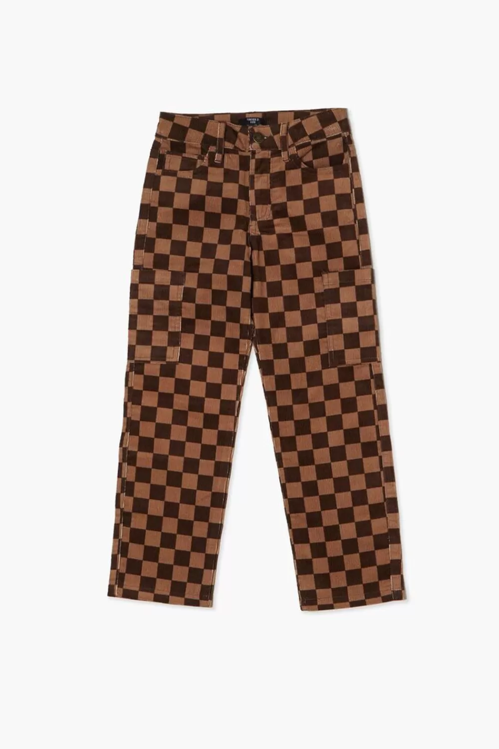 Bottoms>Forever 21 Kids Checkered Pants (Girls + Boys) Brown/Multi