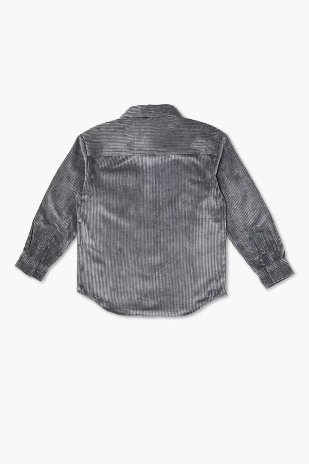 Tops>Forever 21 Kids Corduroy Shirt (Girls + Boys) Dark Grey