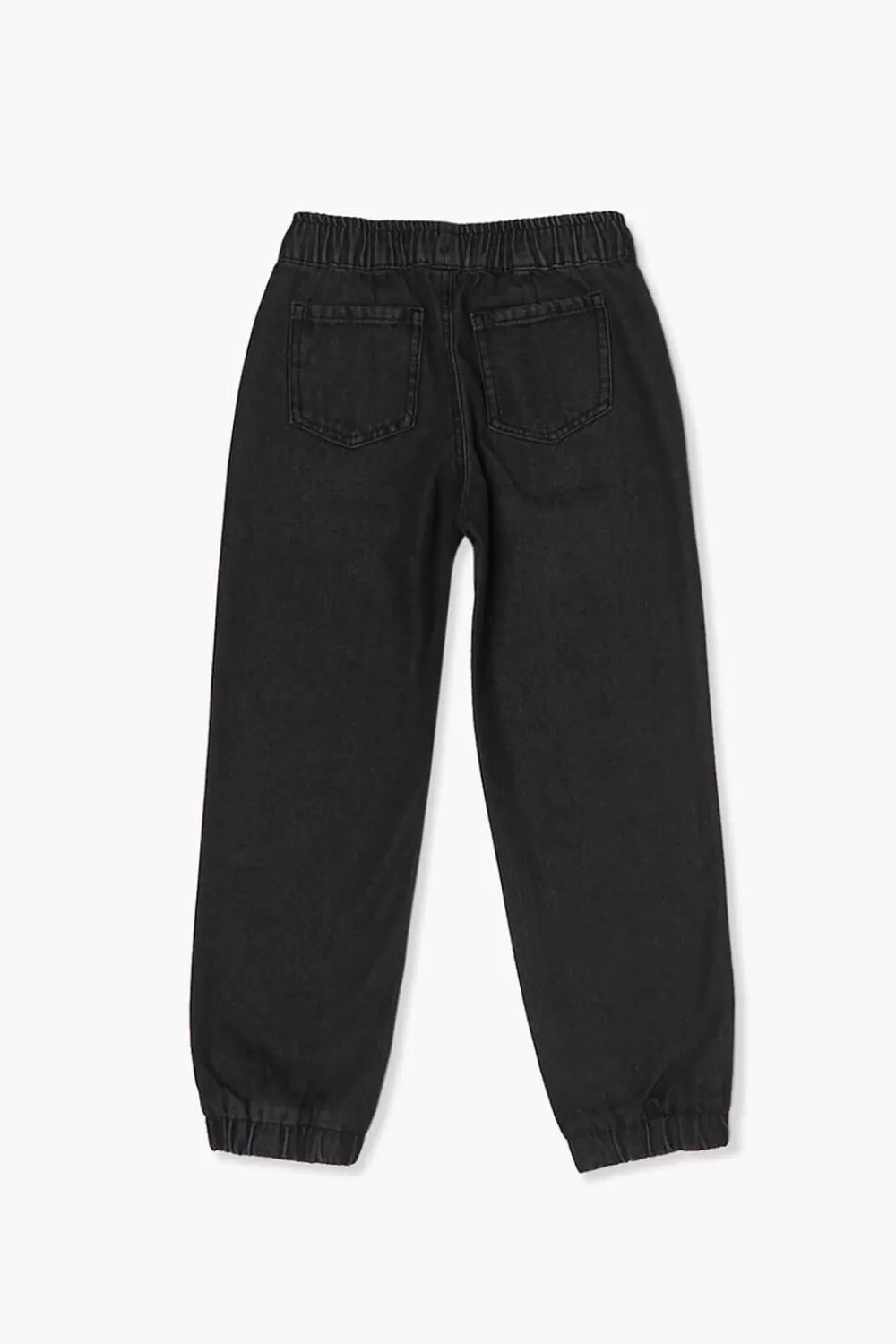 Bottoms>Forever 21 Kids Denim Joggers (Girls + Boys) Washed Black