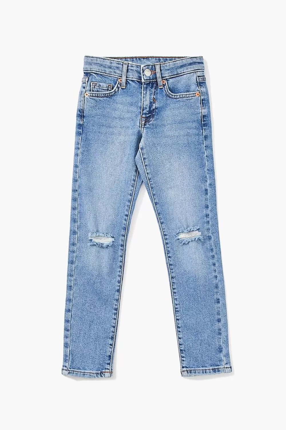 Bottoms>Forever 21 Kids Distressed Jeans (Girls + Boys) Medium Denim