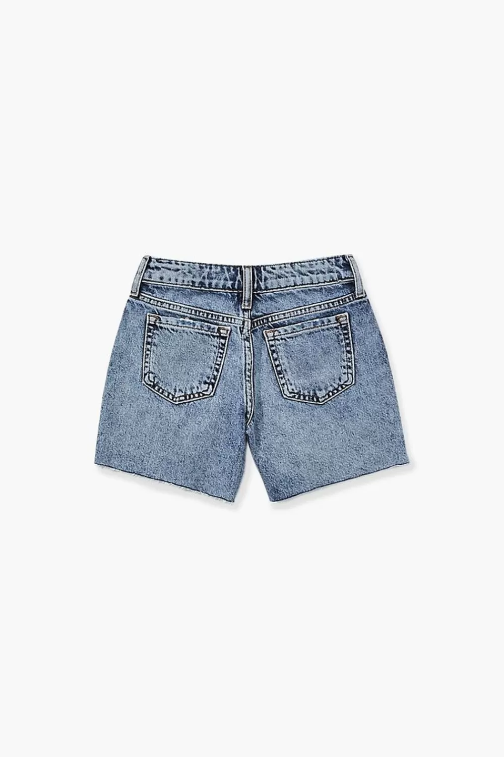Bottoms>Forever 21 Kids Distressed Shorts (Girls + Boys) Light Denim