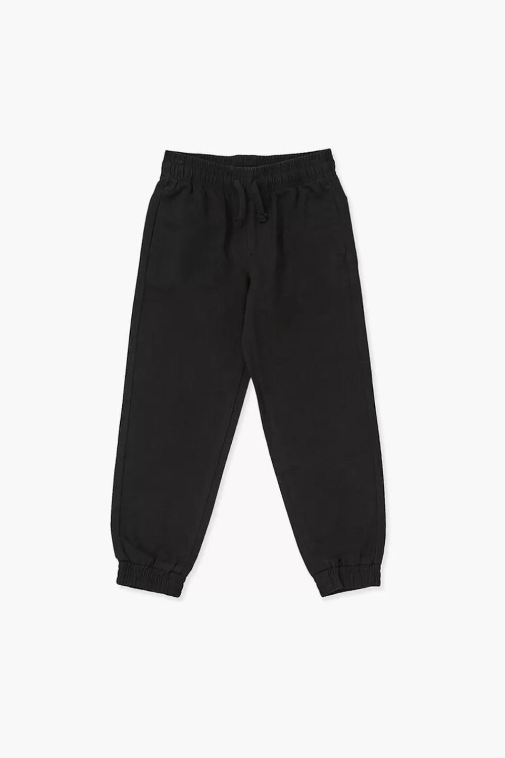 Bottoms>Forever 21 Kids Drawstring Joggers (Girls + Boys) Black