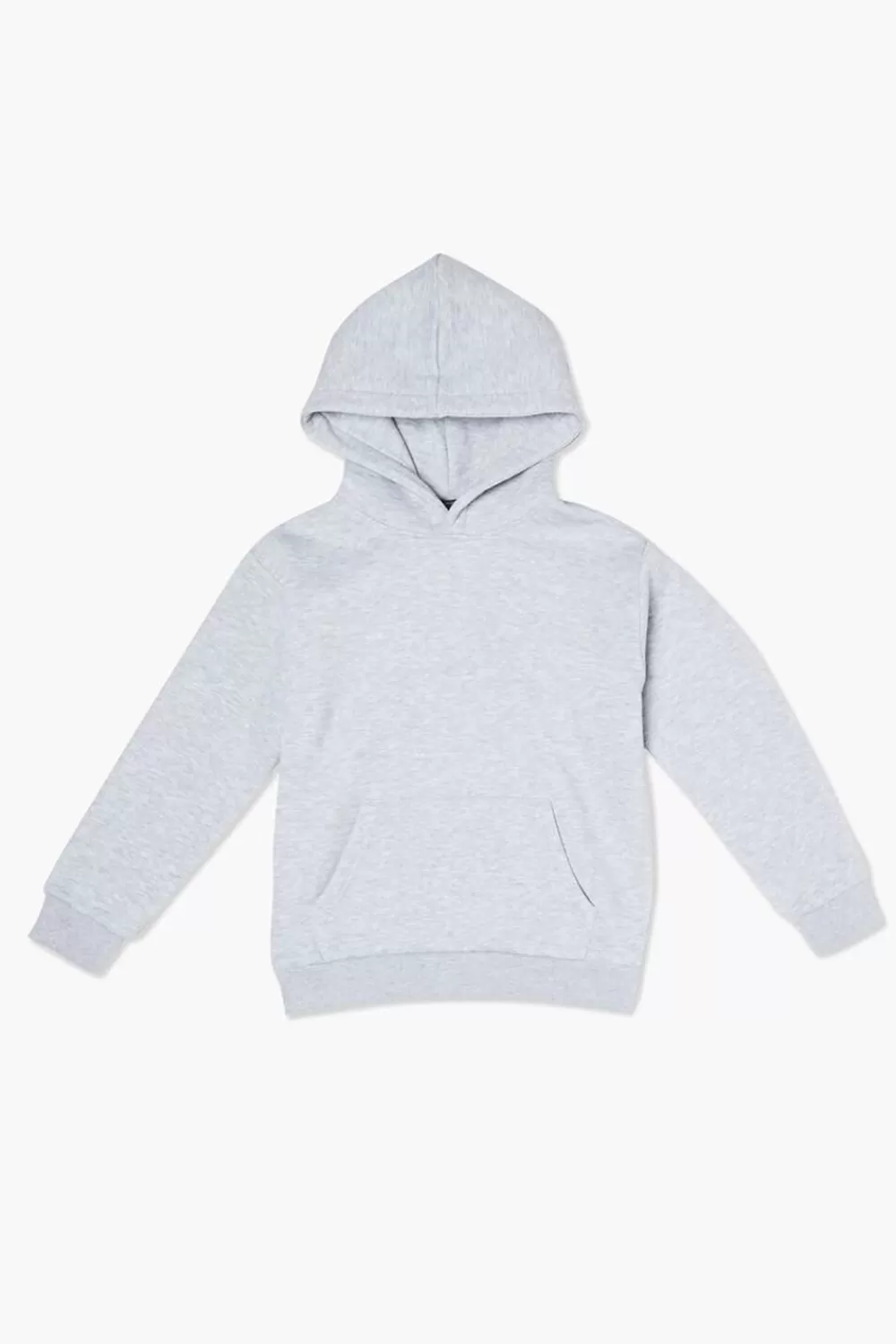 Tops>Forever 21 Kids Heathered Hoodie (Girls + Boys) Heather Grey