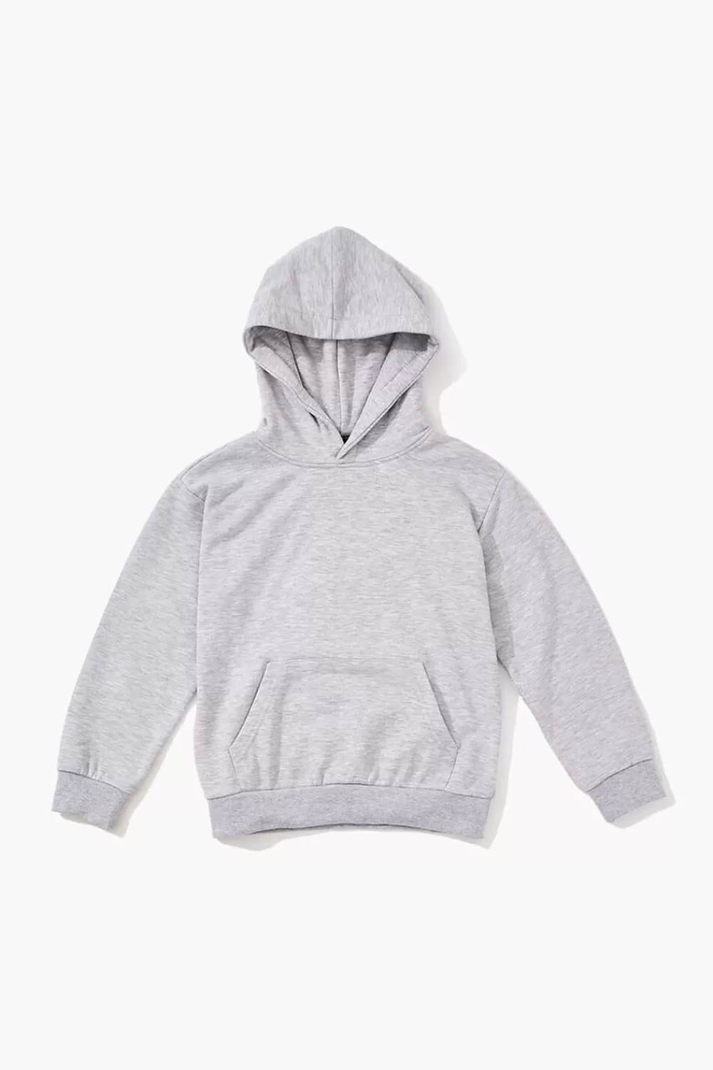 Tops>Forever 21 Kids Heathered Hoodie (Girls + Boys) Heather Grey