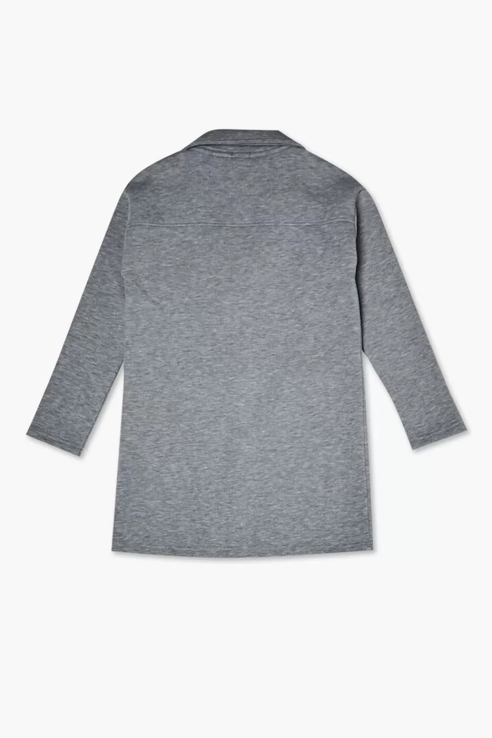 Jackets + Outerwear>Forever 21 Kids Heathered Open-Front Jacket (Girls + Boys) Heather Grey