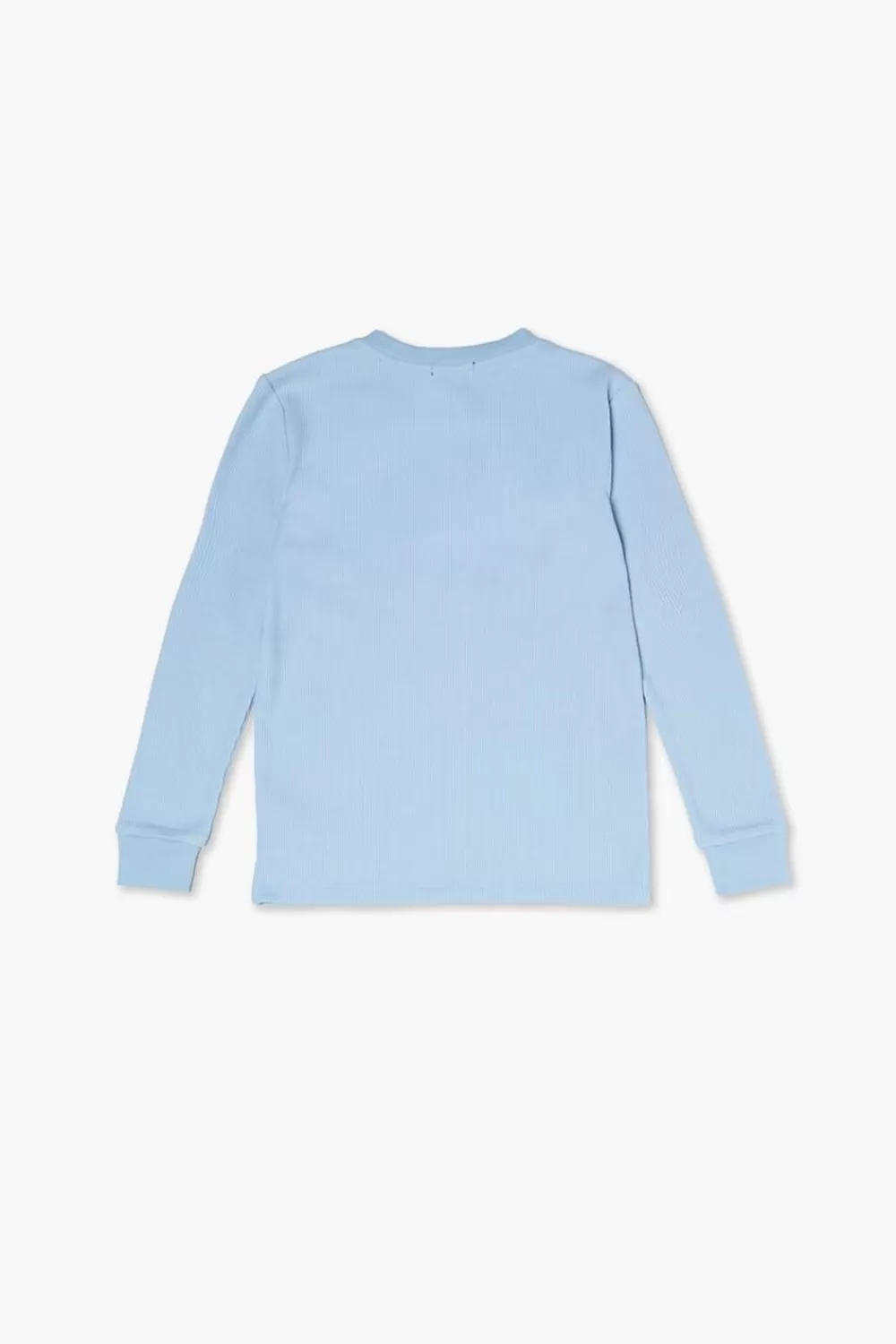 Tops>Forever 21 Kids Henley Tee (Girls + Boys) Blue