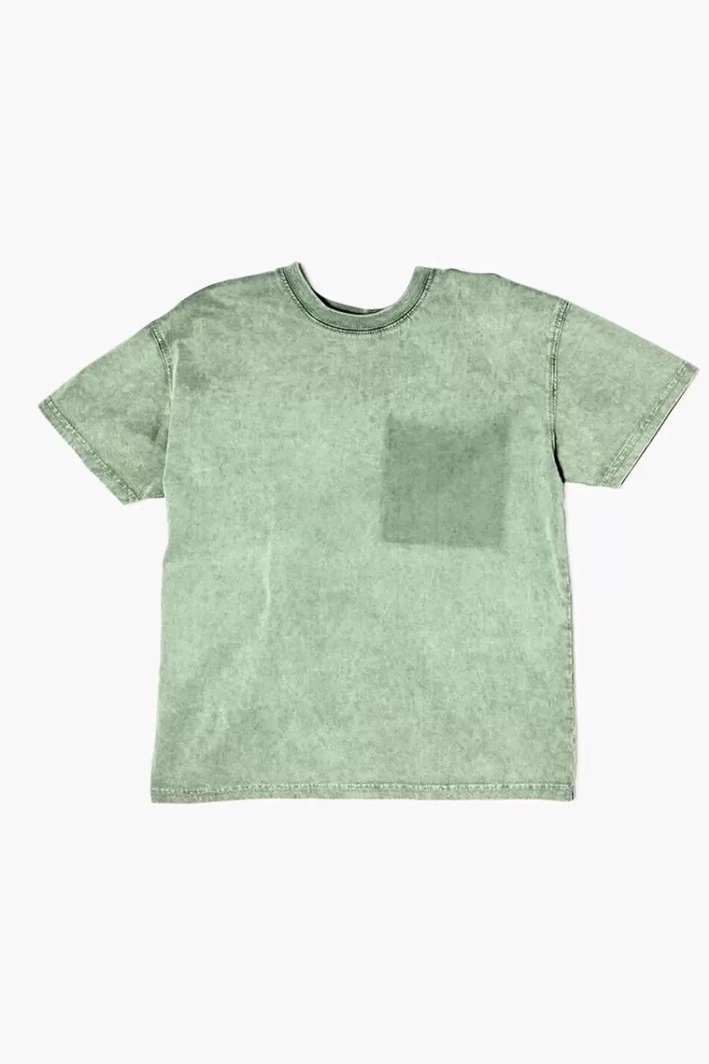 Tops>Forever 21 Kids Mineral Wash Tee (Girls + Boys) Sage