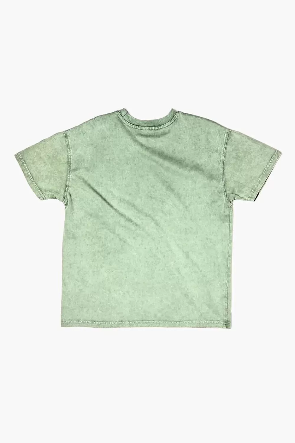 Tops>Forever 21 Kids Mineral Wash Tee (Girls + Boys) Sage