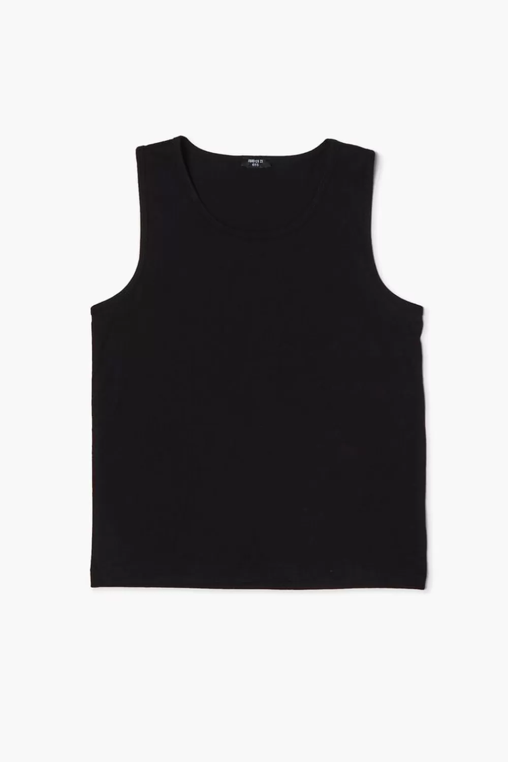 Tops>Forever 21 Kids Organically Grown Cotton Tank Top (Girls + Boys) Black