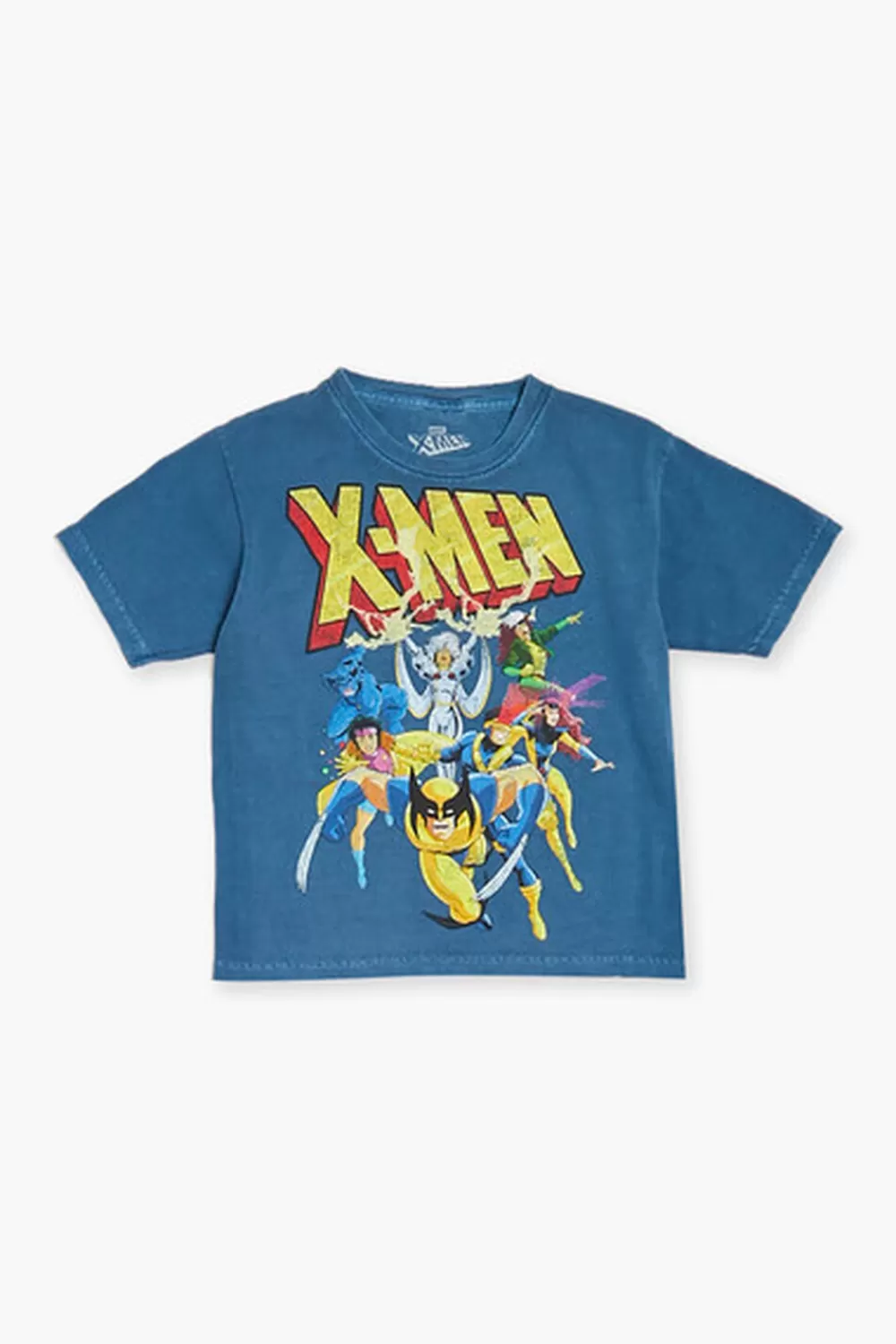 Tops>Forever 21 Kids X-Men Graphic Tee (Girls + Boys) Blue/Multi