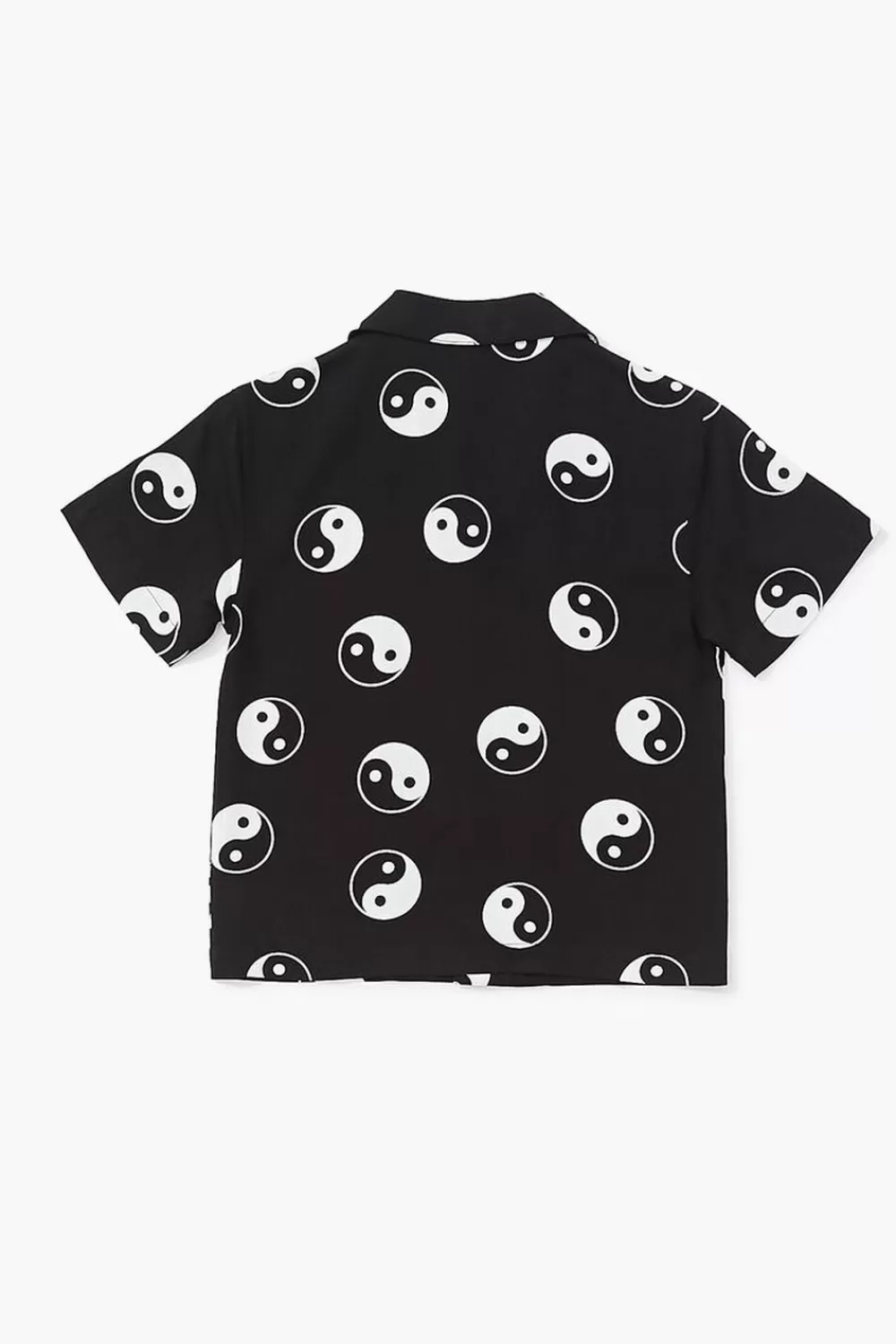 Tops>Forever 21 Kids Yin Yang Print Shirt (Girls + Boys) Black/White