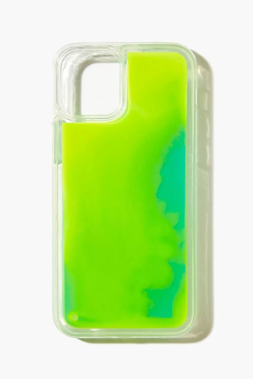 Electronics + Accessories>Forever 21 Neon Liquid Lava Case For Iphone 12 Green