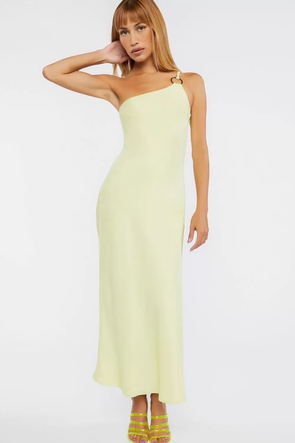 Forever 21 O-Ring One-Shoulder Maxi Dress | Women Dresses
