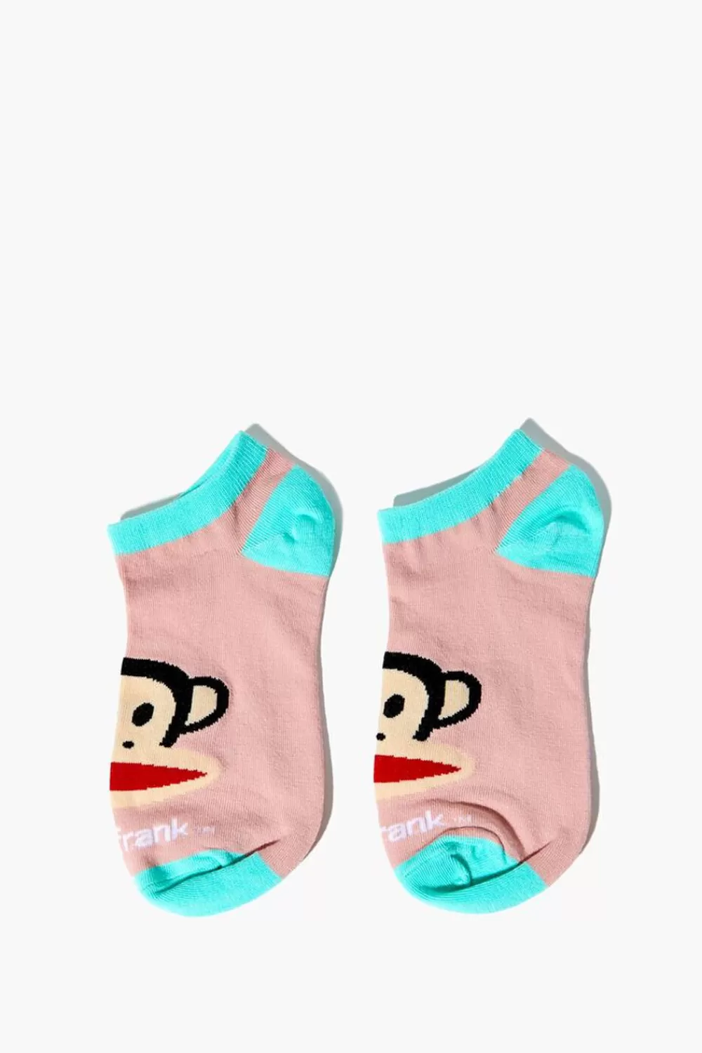 Socks + Tights>Forever 21 Paul Frank Ankle Socks Coral/Multi