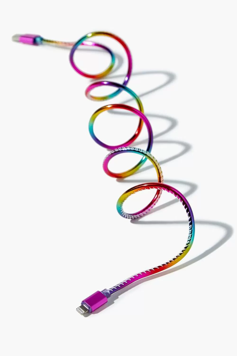 Electronics + Accessories>Forever 21 Rainbow Usb Electronics Charger Pink/Multi