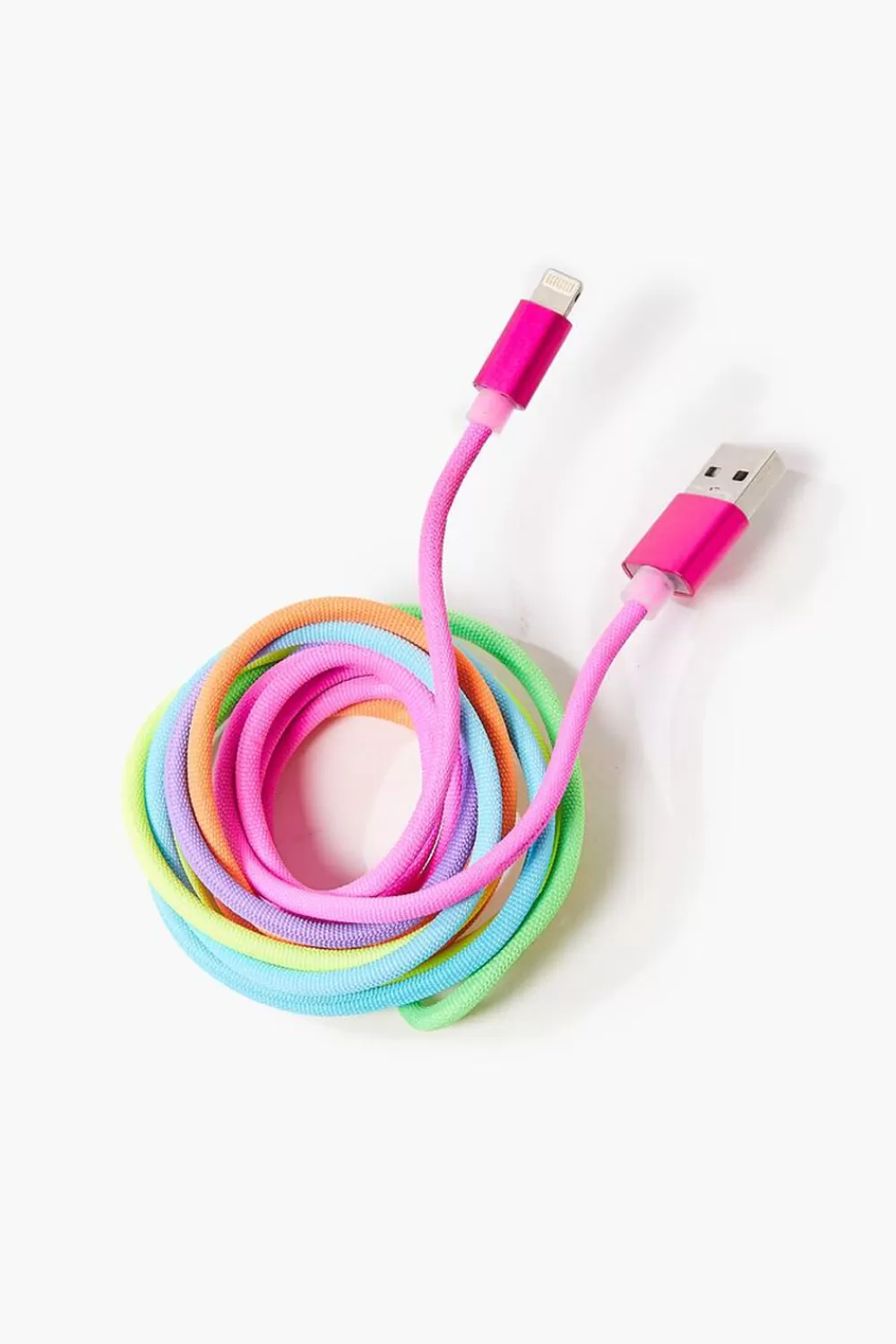 Electronics + Accessories>Forever 21 Rainbow Usb Electronics Charger Pink/Multi