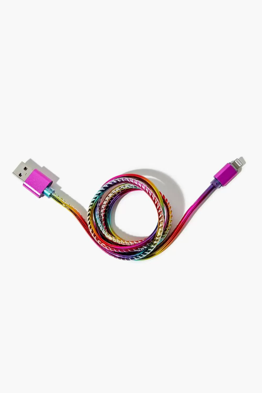 Electronics + Accessories>Forever 21 Rainbow Usb Electronics Charger Pink/Multi