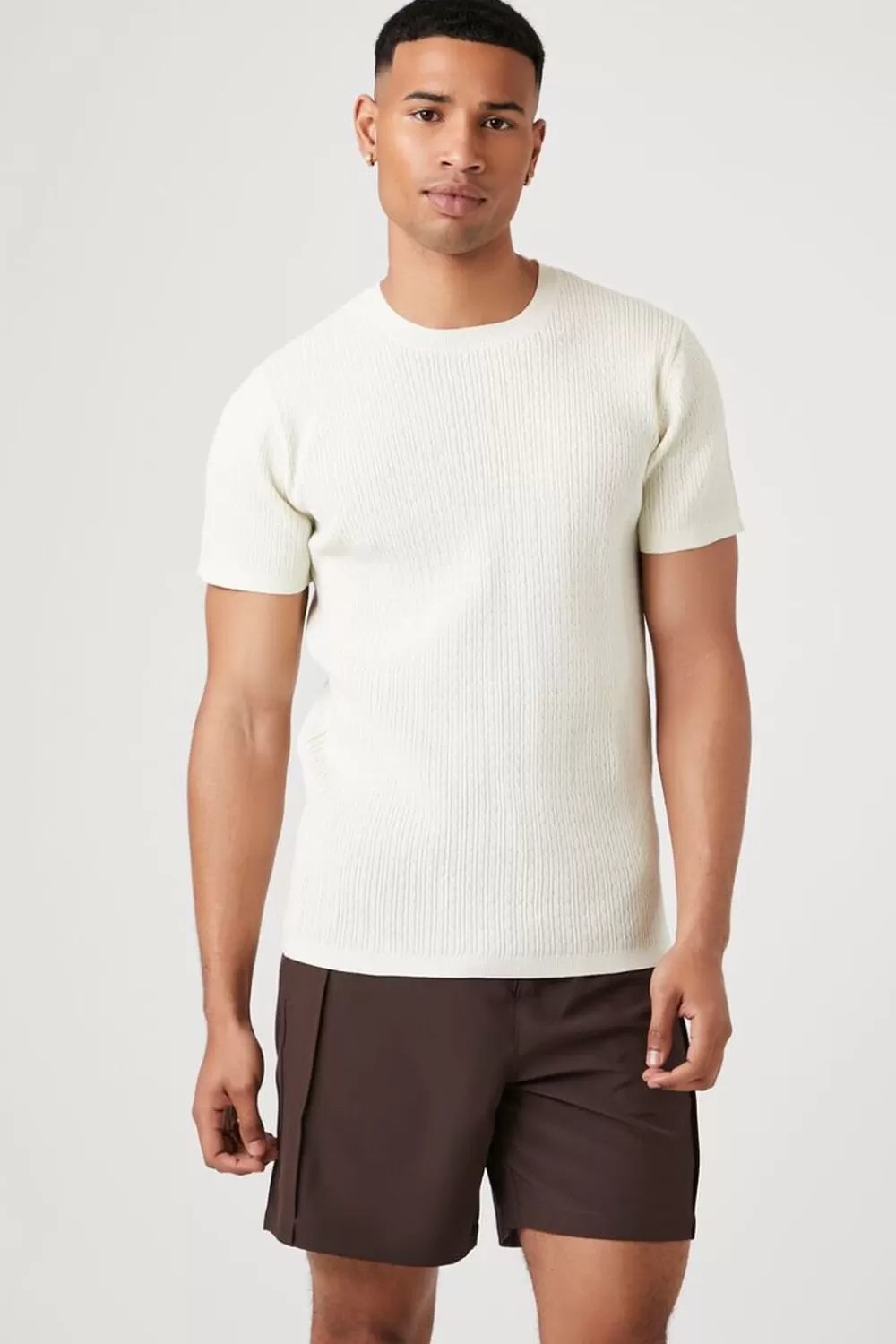 Activewear + Athletic>Forever 21 Seamed Drawstring Shorts Cocoa