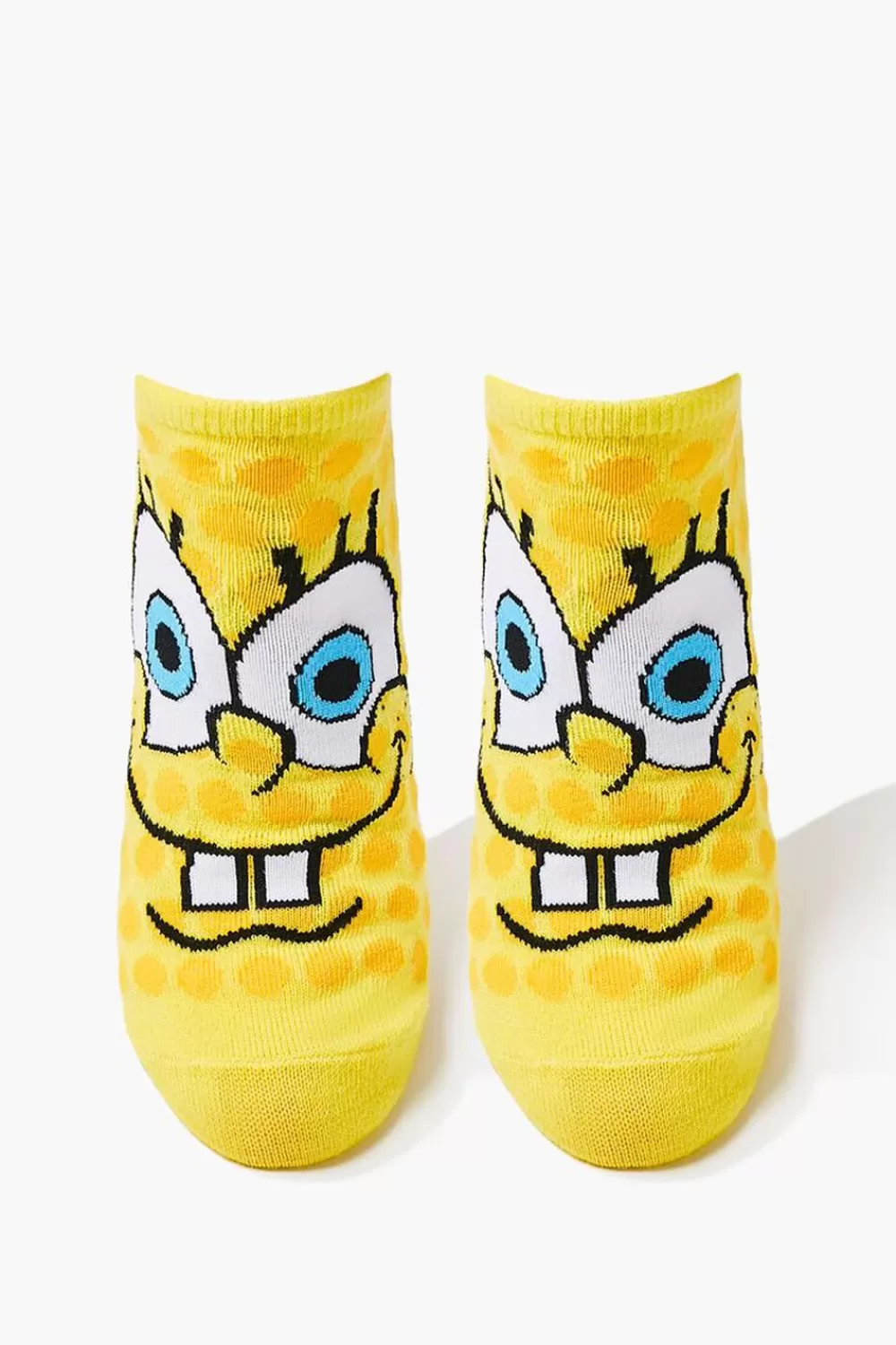 Socks + Tights>Forever 21 Spongebob Squarepants Ankle Socks Yellow/Multi