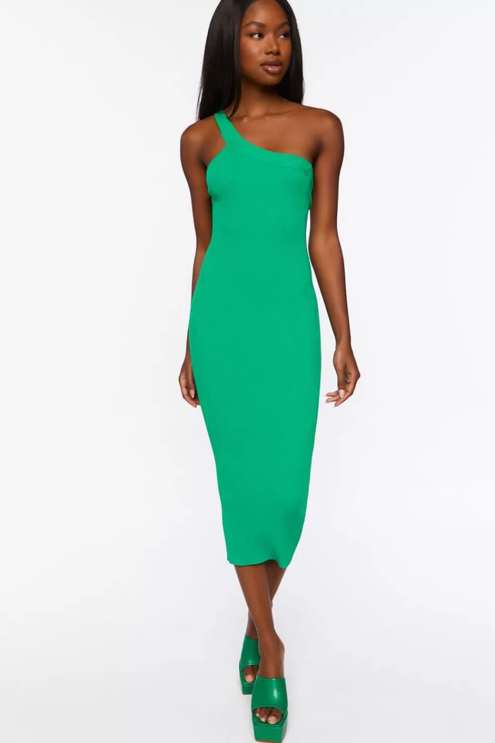 Forever 21 Sweater-Knit Bodycon Midi Dress | Women Dresses