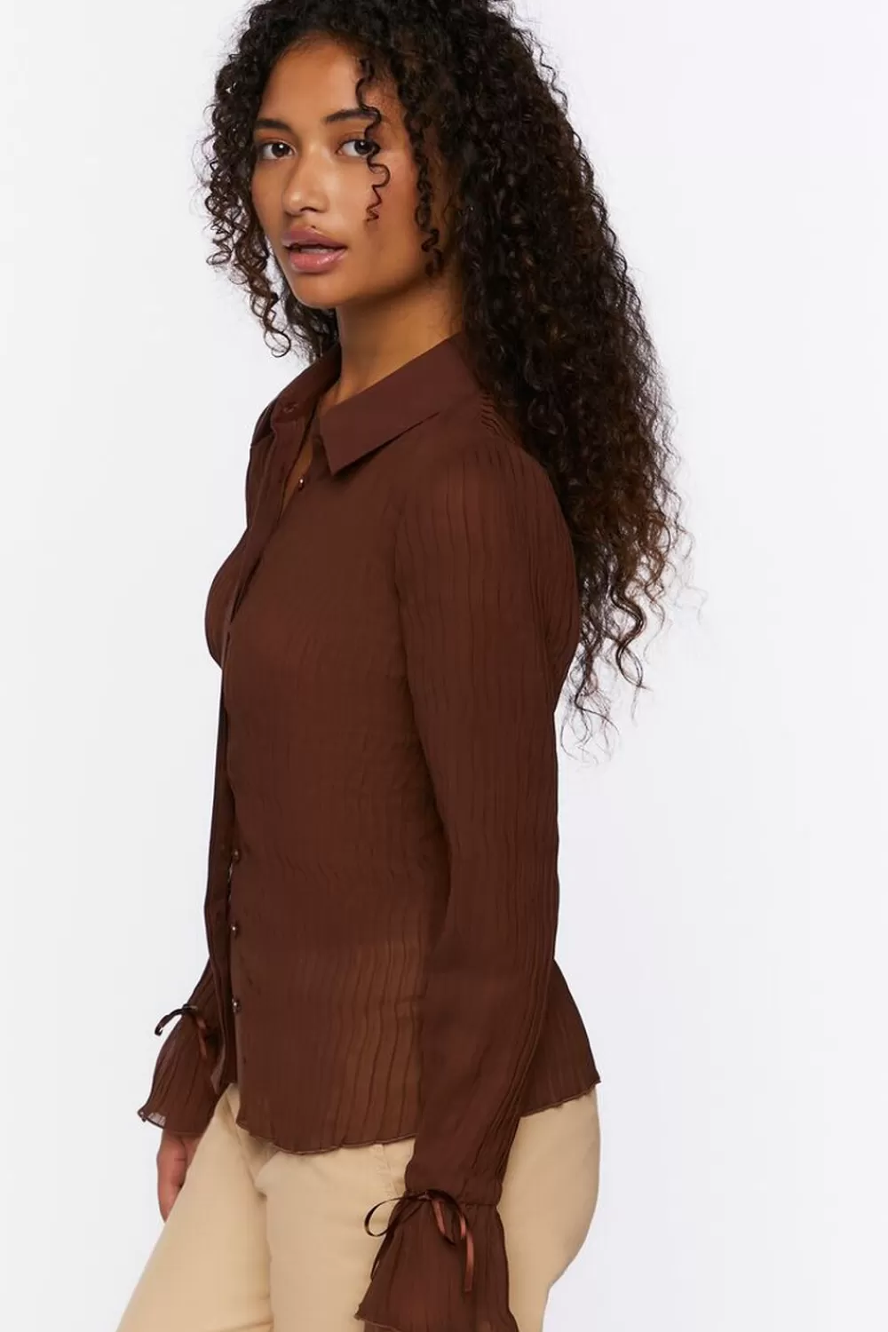 Forever 21 Trumpet Sleeve Shirt | Women Tops