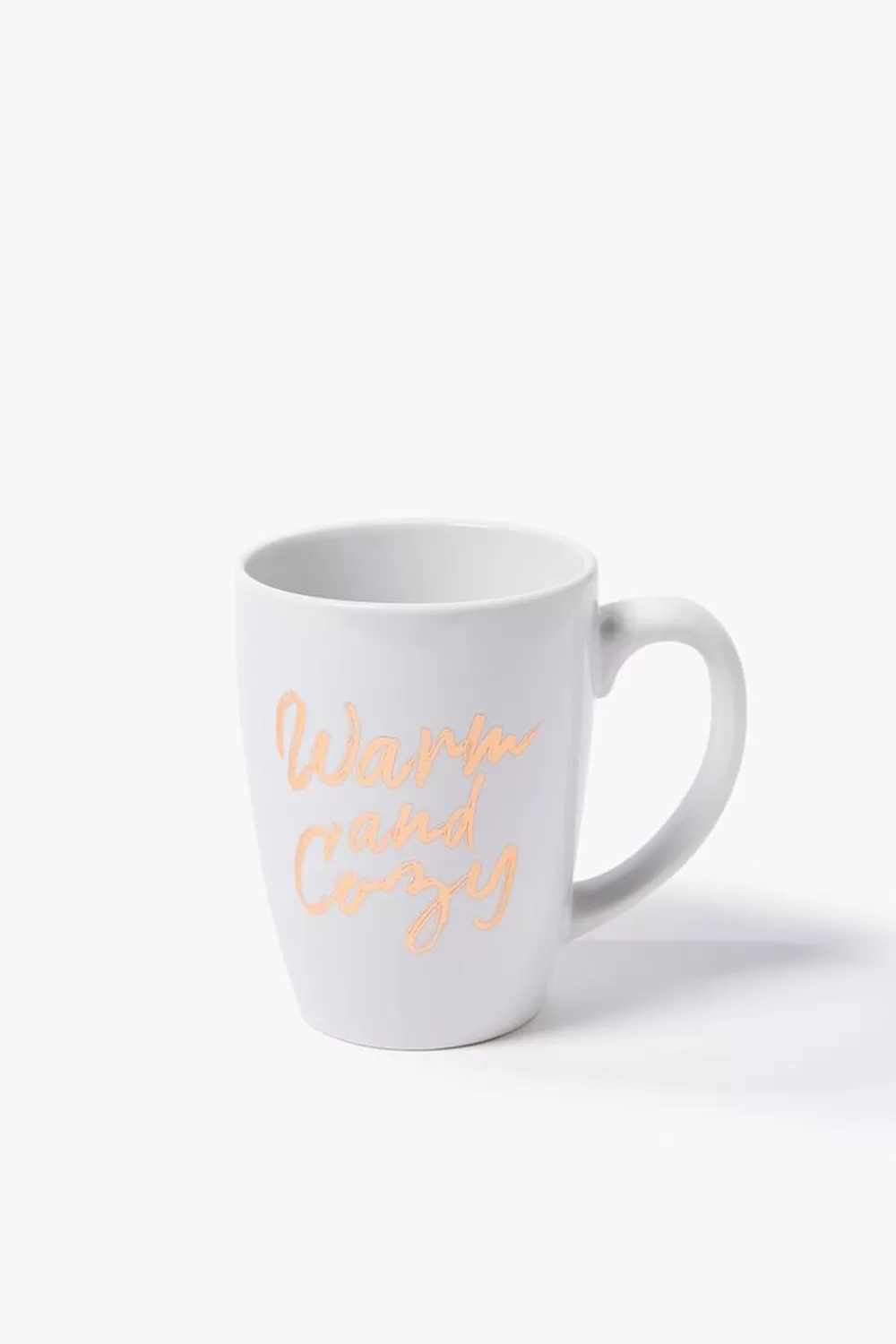 Home Decorate>Forever 21 Warm & Cozy Ceramic Mug White/Rose Gold